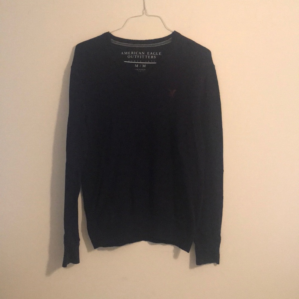 American Eagle V-Neck Sweater, m (Navy)